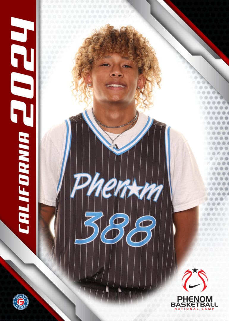 California basketball player, Phenom 388, 2024.
