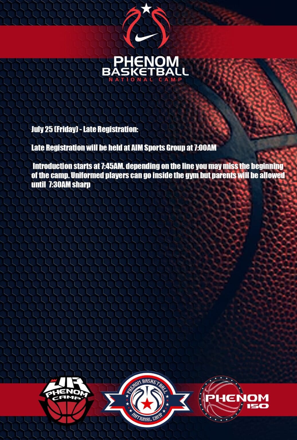 Close-up image of a basketball with text about basketball history and rules.