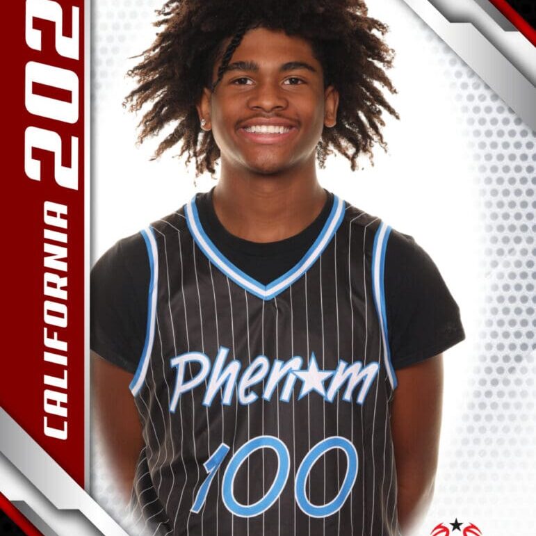 California basketball player, Phenom 100, 2024.