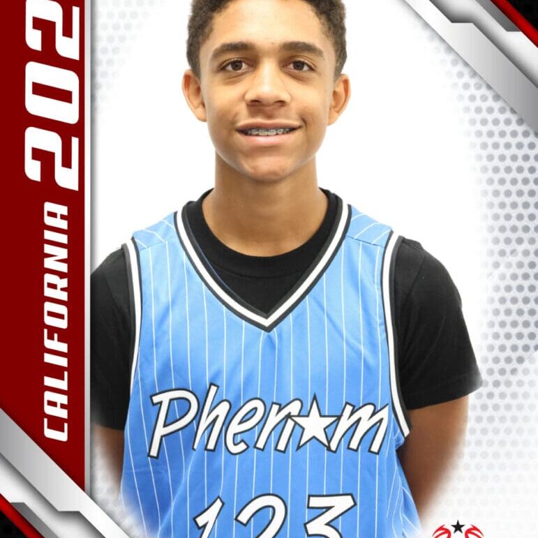 Basketball player, California 2024, Phenom Camp.