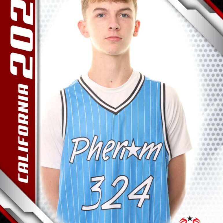 Here's an alt tag for the image: Basketball player, Phenom 324, California 2024.