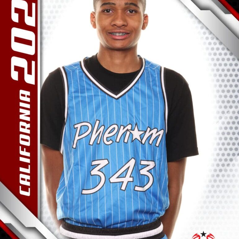 California basketball player, 2024 Phenom 343
