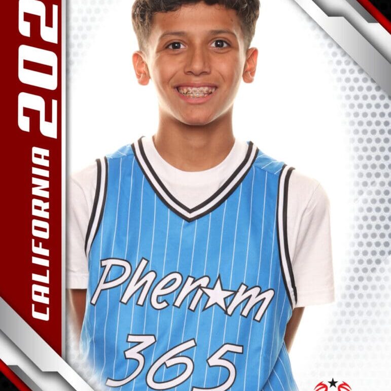 Here's an alt tag for the image: California 2024 basketball player portrait.